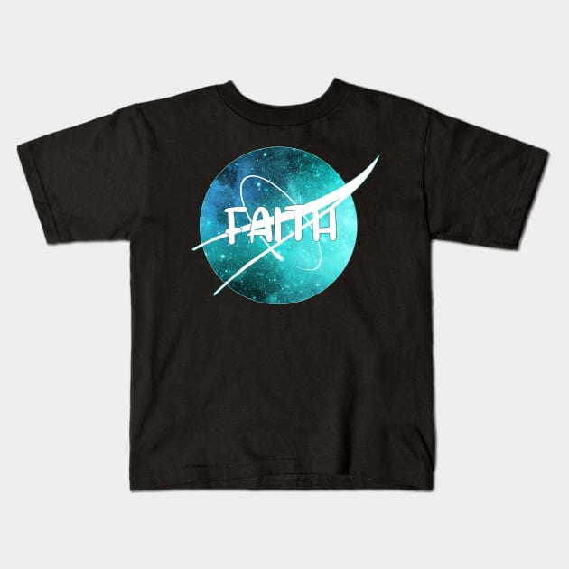 Faith Kids T-Shirt by Creation Cartoon